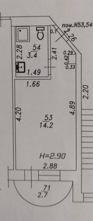 
   Продам студию квартира, 20 м², Серебряная ул, 9

. Фото 15.