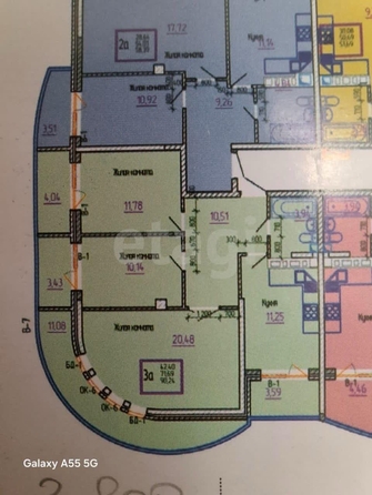 
   Продам 3-комнатную, 67.7 м², Бородинская ул, 10

. Фото 22.