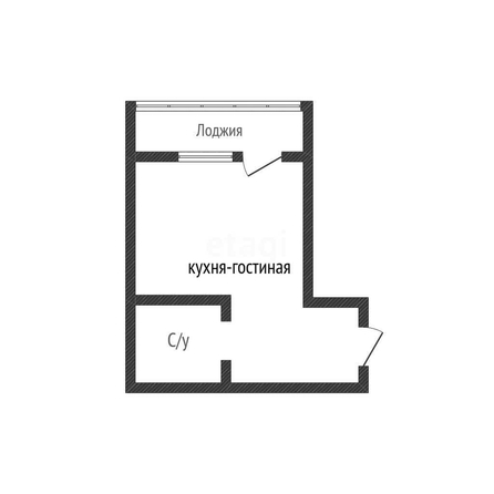 
   Продам студию, 25.9 м², Героя Георгия Бочарникова ул, 4/1

. Фото 1.