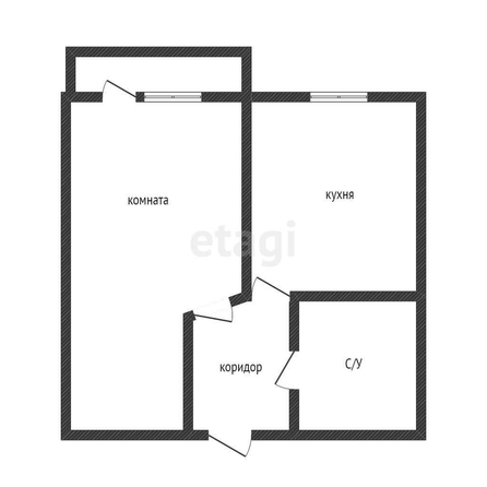 
   Продам 1-комнатную, 35.1 м², Российская ул, 70/6

. Фото 15.