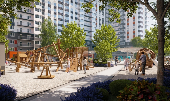 
   Продам 1-комнатную, 35.1 м², Облака-3, дом 1

. Фото 19.