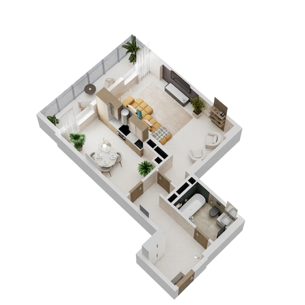
   Продам 1-комнатную, 53.93 м², Золотой Берег, литер 6

. Фото 1.