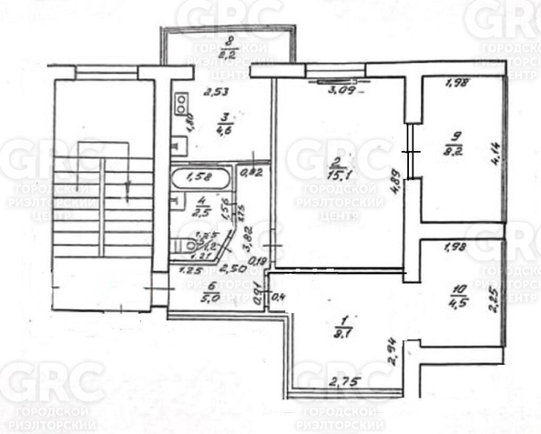 
  Продается 3-комн. квартира, 51.6 м², Дагомысская ул, д. 28А
. Фото 15.