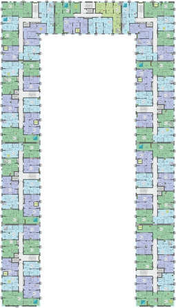 
  Продается 2-комн. квартира, 62.79 м², ЖК Зеленая территория, литера 1.2
. Фото 3.