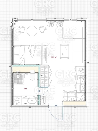 
  Продается апартамент, 29.2 м², Курортный пр-кт, д. 96Г
. Фото 14.