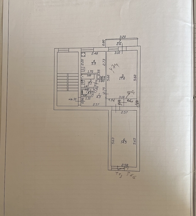 
  Продается 2-комн. квартира, 48 м², Горького ул, д. 70
. Фото 15.