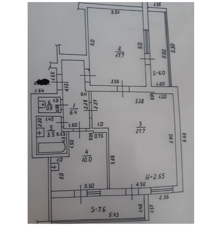 
  Продается 2-комн. квартира, 80 м², Ленина ул, д. 173к5
. Фото 10.