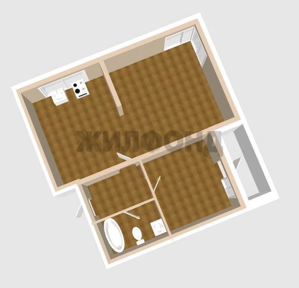 
  Продается 2-комн. квартира, 47.7 м², Ивана Беличенко ул, д. 89
. Фото 12.