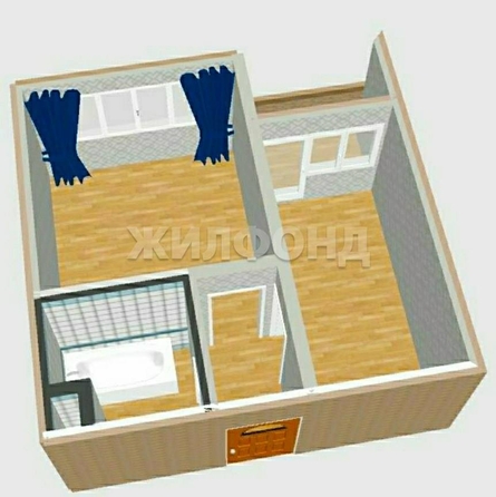 
  Продается 1-комн. квартира, 33.6 м², Тепличная ул, д. 75
. Фото 6.