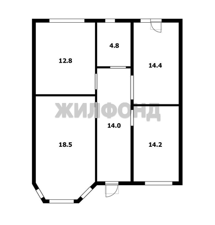 
  Продается дом, 78.7 м², хутор Ленина
. Фото 17.