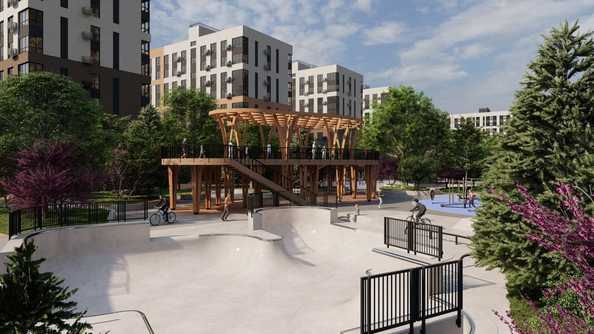 
  Продается 2-комн. квартира, 59.55 м², ЖК Зеленая территория, литера 1.1
. Фото 17.