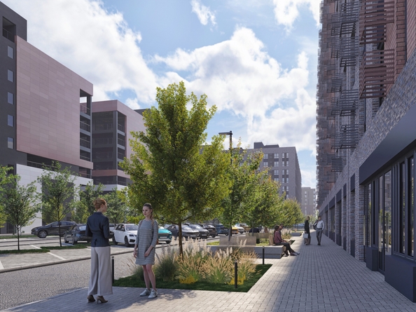 
  Продается 3-комн. квартира, 65.65 м², ЖК Зеленая территория, литера 1.1
. Фото 7.