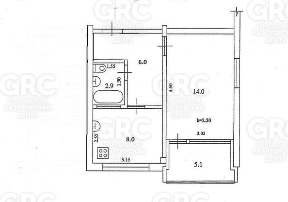 
  Продается 1-комн. квартира 36.3 м². Фото 2.
