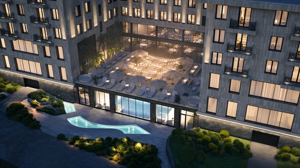 
  Продается номер в отеле 35.9 м², в ГК River Rock Геленджик бэй (Ривер Рок). Фото 5.