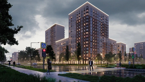 
  Продается 1-комн. квартира 34.2 м², в ЖК Ботаника, литер 1.2. Фото 1.