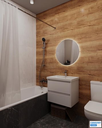 
  Продается 2-комн. квартира 47.5 м², в ЖК ДЗЕНПАРК, литер 4. Фото 5.