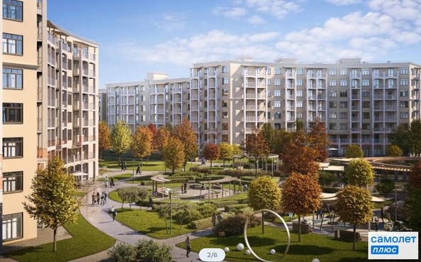 
  Продается 2-комн. квартира 52.8 м², в ЖК Кипарис, 6 литер. Фото 6.