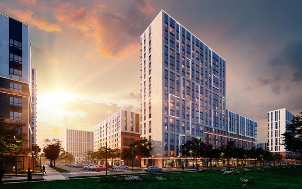 
  Продается 1-комн. квартира 33.4 м², в ЖК Архитектор, литера 4.1. Фото 1.