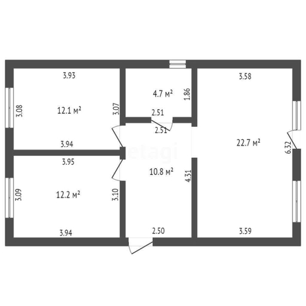 
  Продается дом 100 м². Фото 1.