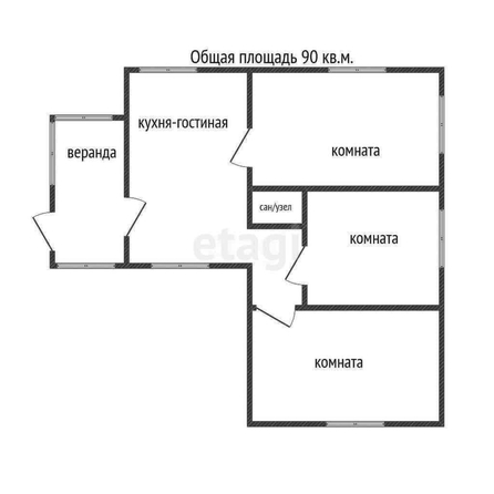 
  Продается дом 90 м². Фото 1.