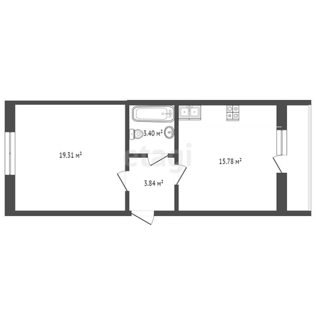 
  Продается 1-комн. квартира 42.45 м². Фото 22.