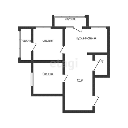 
  Продается 2-комн. квартира 62.1 м². Фото 9.