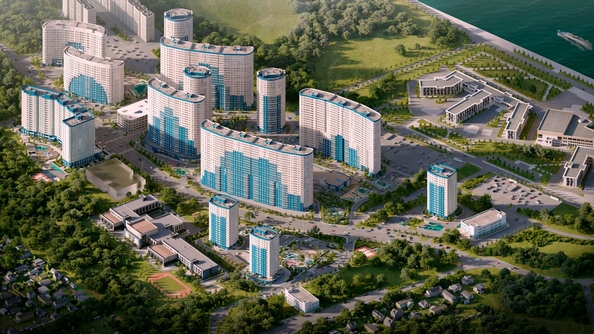 
  Продается 2-комн. квартира 54.2 м², в ЖК Фонтаны, литер 23. Фото 2.