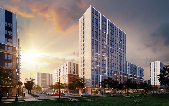 
  Продается 2-комн. квартира 69.8 м², в ЖК Архитектор, литера 4.1. Фото 1.