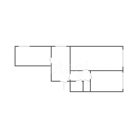 
  Продается 3-комн. квартира 59.6 м². Фото 1.