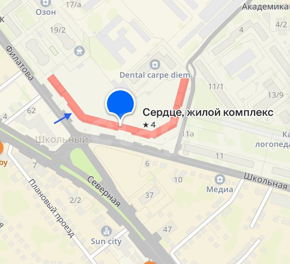 
  Продается торговая площадь 52.8 м², в ЖК Сердце. Фото 4.