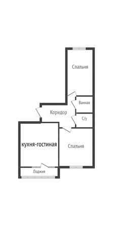 
  Продается 2-комн. квартира 66.9 м². Фото 1.