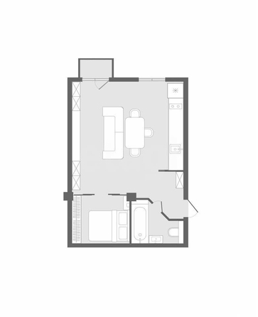 
  Продается 1-комн. квартира 33.5 м². Фото 18.