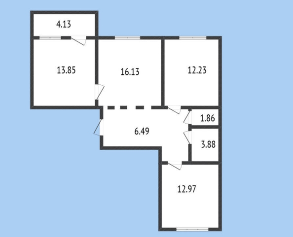 
  Продается 3-комн. квартира 71.9 м². Фото 1.