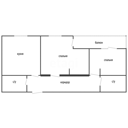 
  Продается 2-комн. квартира 55.6 м², в ЖК Клубный квартал Европа, 5, литера 4. Фото 1.