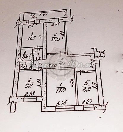 
   Продам 4-комнатную, 84 м², Леселидзе ул, 8

. Фото 4.