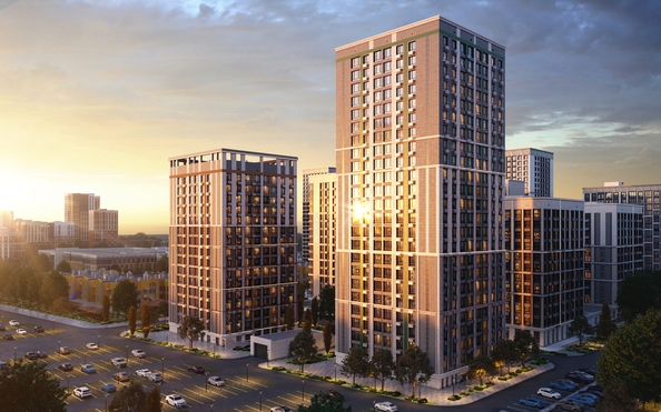 
  Продается 1-комн. квартира, 43.4 м², ЖК Кварталы 17/77, литер 7.2
. Фото 1.