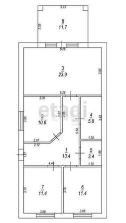 
   Продам коттедж, 95 м², Михайловск

. Фото 18.