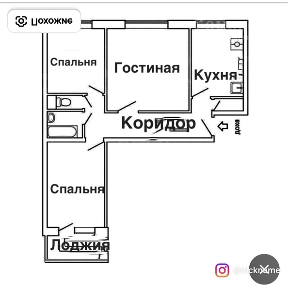 
  Продается 3-комн. квартира 75 м². Фото 21.