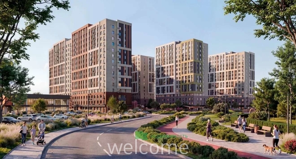 
  Продается 2-комн. квартира 53.9 м², в ЖК Лермонтов Парк. Фото 1.