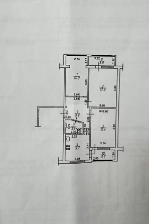
  Продается 3-комн. квартира 77.2 м². Фото 15.