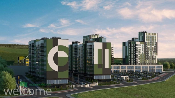 
  Продается 2-комн. квартира 56.1 м², в ЖК Долина Кислорода О2, дом 1. Фото 1.