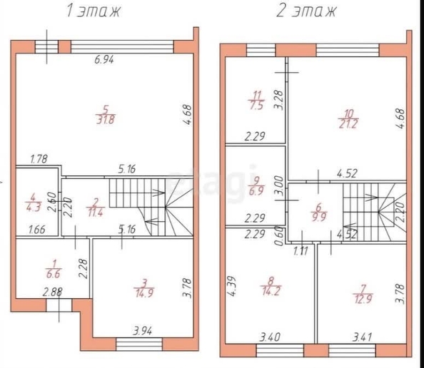 
   Продам таунхаус, 146 м², Ставрополь

. Фото 19.