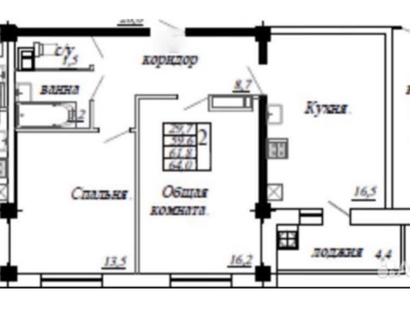 
   Продам 2-комнатную, 59.7 м², Рогожникова ул, 23/2

. Фото 11.