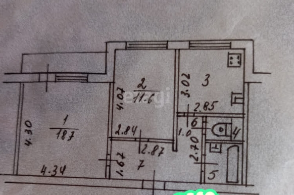 
   Продам 2-комнатную, 50.2 м², Чехова ул, 79/1

. Фото 18.