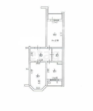 
   Продам 2-комнатную, 70.1 м², Пирогова ул, 78

. Фото 18.