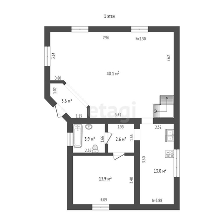 
   Продам дом, 165.2 м², Ставрополь

. Фото 14.