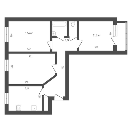 
  Сдам в аренду 3-комнатную квартиру, 73 м², Ставрополь

. Фото 16.