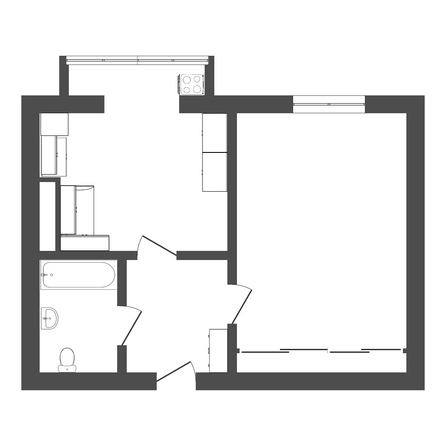 
  Сдам в аренду 1-комнатную квартиру, 43 м², Ставрополь

. Фото 8.