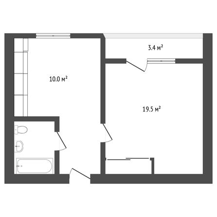 
  Сдам в аренду 1-комнатную квартиру, 38 м², Ставрополь

. Фото 11.