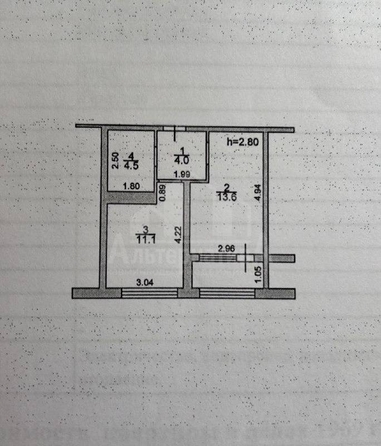 
  Продается 1-комн. квартира 36 м². Фото 2.